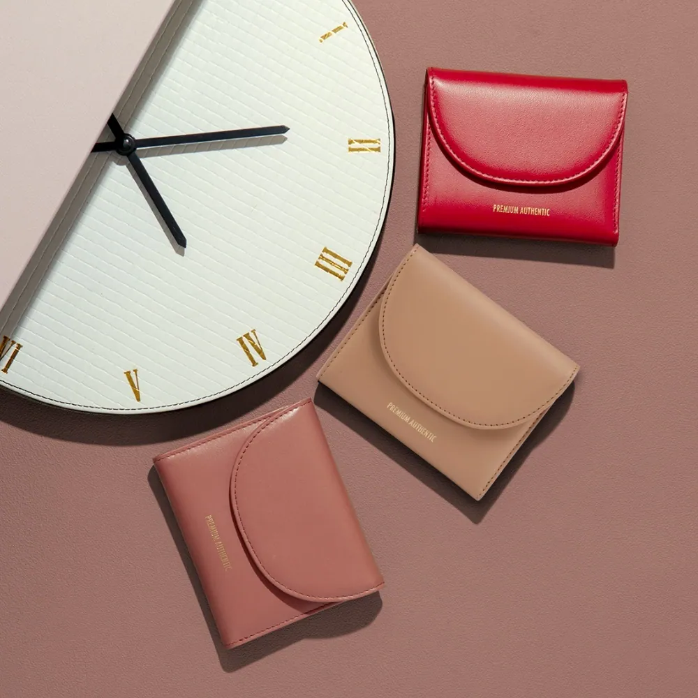 PA暮系列｜暮霞真皮短夾-4色✿20B004